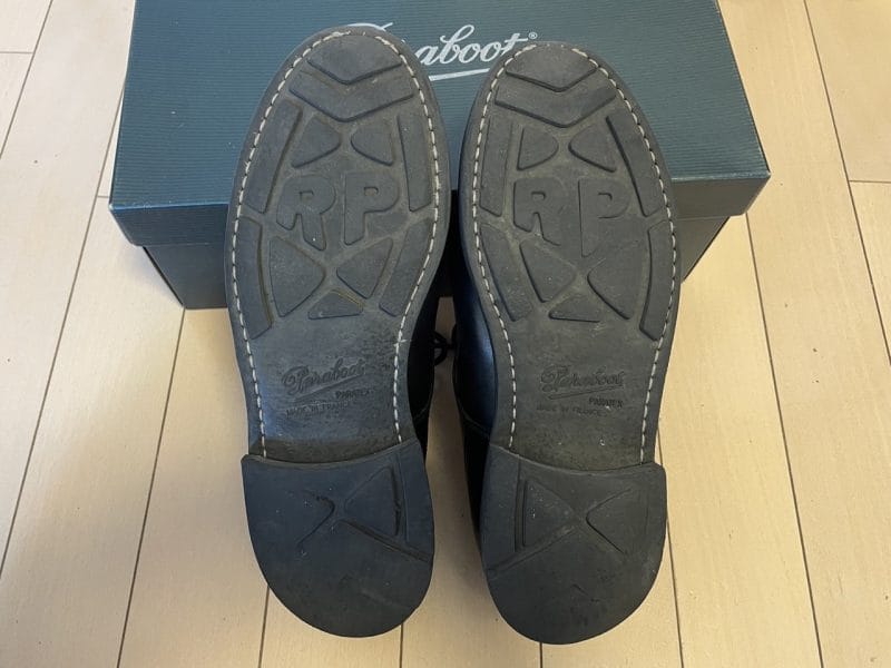 5年履いたシャンボードのソール状態