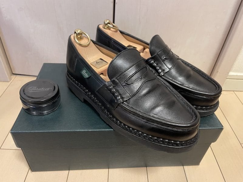 パラブーツ純正クリームとランス